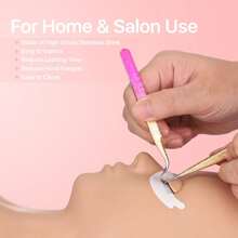 Professional Eyelash Tweezer Set, Stainless Steel Eyelash Extension Tweezers Suitable For Voluminous, Isolation And Classic Eyelashes