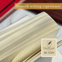 ® Lined Journal - Flower Journal For Writing Gift Set - Christmas Gift - Hardcover Vegan Leather, Unique Pen Holder, 192 Pages, 6" X 8.5" - Includes Pen And Gift Box - Birthday Gifts For Women - Flower - View 4