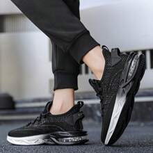 Simple, Stylish, Breathable, Comfortable, Air-Cushioned Sole, Outdoor Casual Sports Shoes