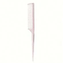 Transparent Crystal Clear Comb - Rat Tail Design For Normal And Relaxed Hair - Travel Essential -- Valentine's Day