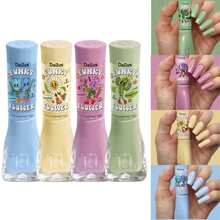 Kit Esmalte Dailus Cores Pastel Coleção Funky Flower Lançamento 4 Cores