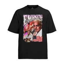 Graphic Tee Tshirt Belo Pagode Soweto Eminem Meme T-Shirt - Black - View 1