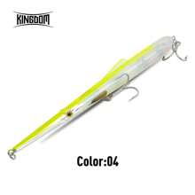 Kingdom Kingshad Pencil Fishing Lures, Sinking Floating 11g/13g/30g/40g For Freshwater & Saltwater, Easy Far Casting Bass, Pike, Trout, Perch Hard Wobblers Artificial Baits, Suitable For Professional Anglers And Beginners, Perfect Gift For Christmas, Thanksgiving, Halloween, And New Year's
