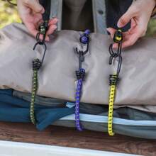 Thick Elastic Camping Ropes, Outdoor Binding Cords For Tent, Drying Clothes, Luggage Straps - Multicolor - View 3