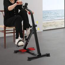 ONEUTRALON Pedal Exerciser Bike, Fitness Bike, Exerciser Bike,Pedal Exerciser Bike Hand Arm Leg And Knee Stroke Recovery Equipment, Elderly Physical Therapy Sit Exercise - màu đen - Xem 5