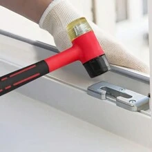 Rubber Mallet, Double-Sided Rubber Hammer, Small Rubber Mallet, Suitable For Vinyl Flooring, Ceramics, Crafts, Jewelry Making