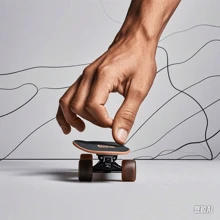 Finger Skateboard, alliage anti-stress et plastique, mini skateboard créatif, jouet de bureau, cadeau d'anniversaire, cadeau de Pâques, cadeau de vacances, cadeau parfait, cadeau