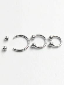 1 pièce Anneau de nombril en argent sterling S925 avec zircone. Petits anneaux de nombril en argent. Bijoux de nombril Mini