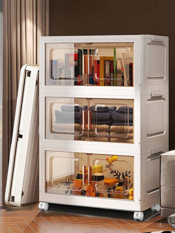55cm/21.7in Width 5 Layers Removable Folding Storage Box, Closet Organizer/Bedroom Closet/Portable Closet, Milk Powder Cans/Diapers/Toys/Clothes/Blankets/Books/Snack Storage Boxes, Suitable For Kitchen/Living Room/Bedroom/Dormitory/Rental Housebedroom,Organizer,Organiser,Home Storage,White T Shirt Women,Black Pants Women,Ladies Winter Clothes,Dress,Winter Clothes For Ladies,Elegant Woman Dresses,White Shirt For Ladies,Long Sleeve,White Jumpsuit For Women,Spring Dresses For Women,Spring Outfits For Women,Spring,Spring Clothes,Minimalist,Summer Tops