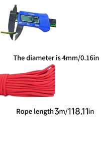 28pcs Multifunction Colorful DIY Paracord, Handmade Woven Rope, Bracelet Weaving, Craft Weaving