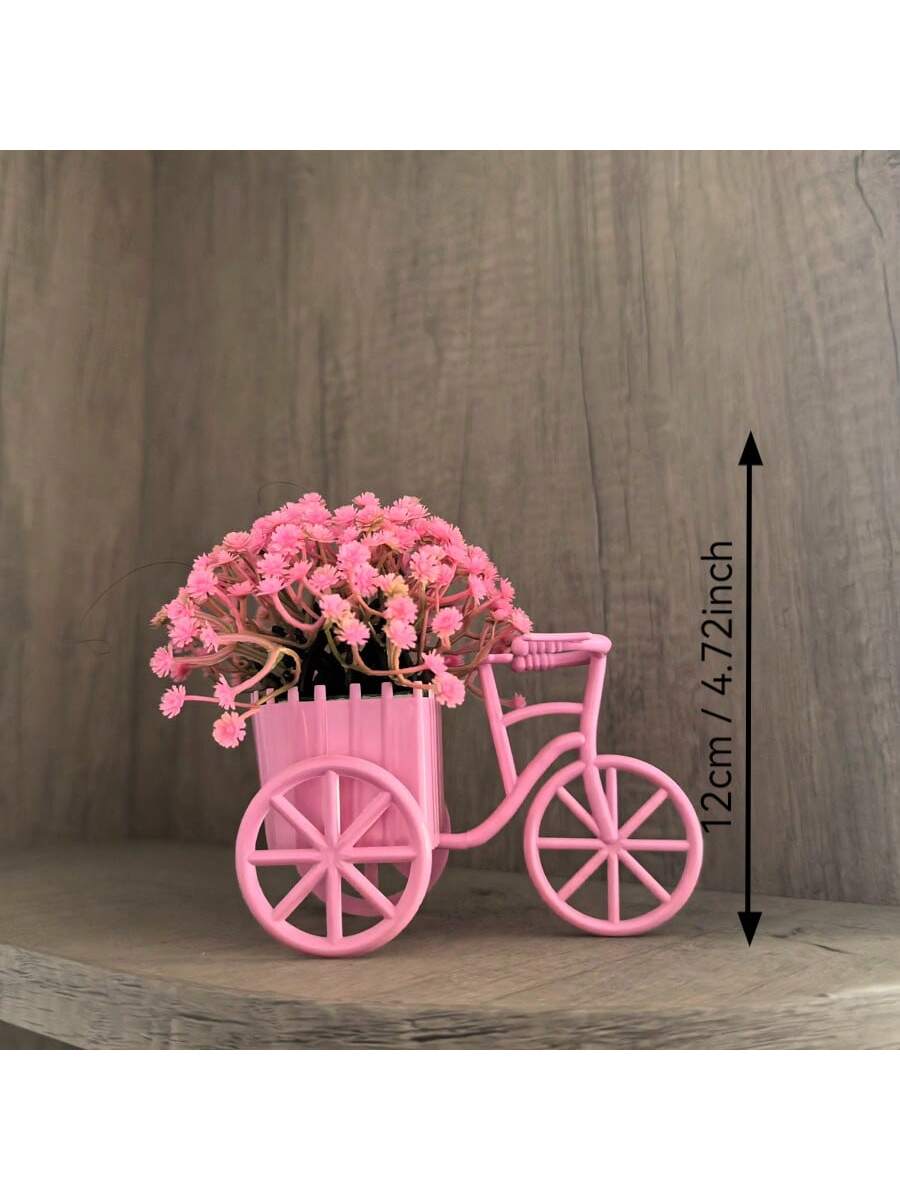 Joivida 1 قطعة سلة دراجة بلاستيكية صغيرة لديكور ال...