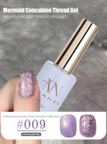 MIANEL 12ML 2026新款日式冬季美甲珍珠贝壳线胶指甲油，珍珠贝壳质地，带有细闪和珠光效果，白色指甲光疗指甲油凝胶，秋季美甲冬季美甲新年美甲可卸LED UV美甲设计，适用于美甲沙龙和DIY使用 - 彩色 - 查看 19