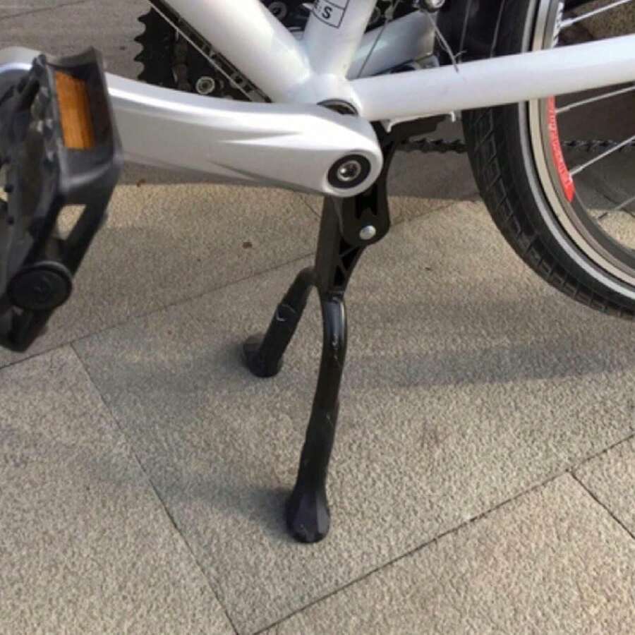 Double Leg Bicycle Kickstand MTB Bike Holder Parking Rack Kick Centre Stand For 26 Inches Or Above - Black - View 1