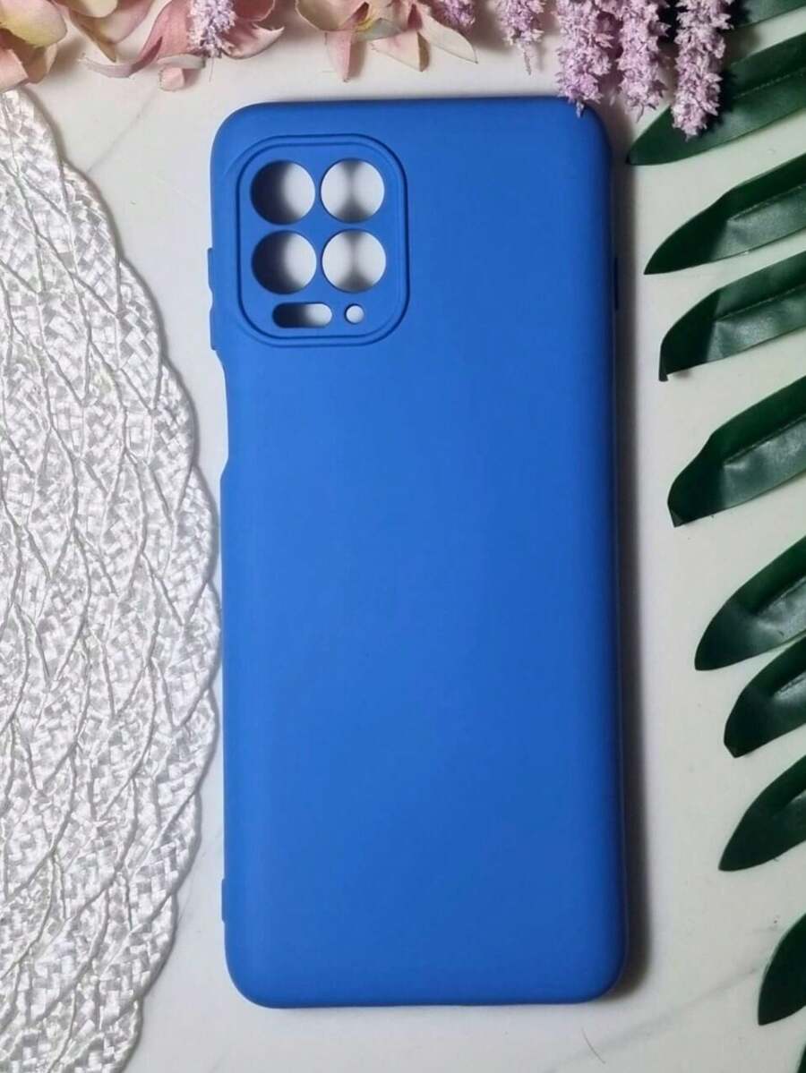Case For Moto G100 - TPU With Velvety Interior For Cell Phone - Protection And Elegance - Azul Turquesa - Xem 1