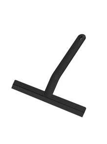 1pc Practical Glass Squeegee, Mirror Scraper, Soap Cleaner Scraper, Tile Cleaning Tool For Bathroom And Kitchen Home Bathroom Decor Fall Decor Back To School - Black - View 13