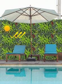 绿草墙板 60CM * 40CM 黄杨背景抗紫外线绿色植物墙户外婚礼花园篱笆后院遮盖隐私墙装饰﻿ - 綠植草牆 - 查看 8