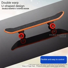 Finger Skateboard, alliage anti-stress et plastique, mini skateboard créatif, jouet de bureau, cadeau d'anniversaire, cadeau de Pâques, cadeau de vacances, cadeau parfait, cadeau