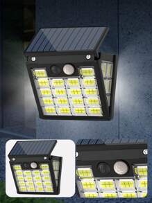 全新太阳能 LED 户外花园壁灯，防水自动传感器，带 160 个高亮度灯珠