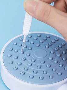 Set de 50 piezas de kits de limpieza para altavoz de teléfono celular: kit de limpieza de puerto de cargador de teléfono celular, cepillo de limpieza de puerto de teléfono celular, cepillo de limpieza de teléfono celular reutilizable, herramienta de limpieza de altavoz, kit de limpieza de puerto de carga de teléfono celular, teclado de computadora y cabezal de ducha, destapador de tuberías, limpiador de grietas, mini cepillo, cepillo para teclado, etc. para cocina, baño, hogar, cepillo de limpieza de puerto de carga y auricular, cepillo pequeño para grietas de teléfono, pegatina antipolvo para altavoces y micrófono - Blanco - Ver 5