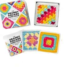 Le jeu de cartes Granny Square - Jeu de cartes de motifs au crochet 50 designs à mélanger et assortir pour des blocs au crochet, des vêtements au crochet et des accessoires fantastiques pour adultes débutants