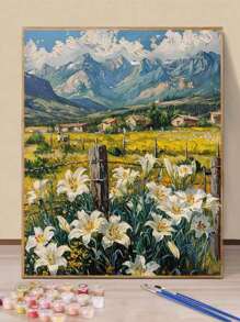 1 Set Personalized Painting DIY Digital Oil Painting Frameless Kit, Decor For Living Room & Bedroom, Unleash Creativity, No Painting Skills Required, Create Beautiful Artwork, Perfect Gift For Holiday, Birthday, 40*50CM