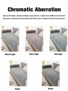 1pc Soft & Cozy Sofa Cover - Thick, Non-Slip, Protective Furniture Cover For Bedroom, Office, Living Room Home Decor - Easy To Clean, Pet Favorite, Soft Slipcover Gifts Birthday Graduation Couch Cover Sofa Covers Room Decor Living Room Decor - Multicolor - View 11