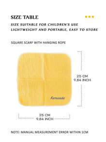 [Custom Made, Personalized] 3pcs Customized Baby Bibs, Colorful Cotton Multi-Purpose Child Handkerchief, Children's Pocket Towel, Baby Face Towel, Embroidered Name Customization, Christmas, New Year Holiday Gift Preferred