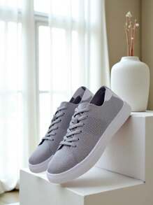Royalfashion Damskie Materiałowe Buty Sportowe Esellaf - Black - View 3