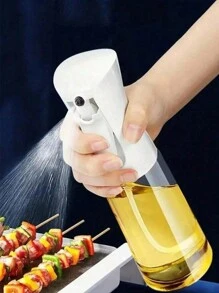 1 pieza Molinillo de pimienta manual de vidrio duradero - Salero y especiero transparente, accionado manualmente para pimienta negra, sal marina - Accesorio de cocina ideal para entusiastas de la cocina
