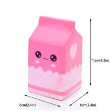 Jumbo Kawaii Squishy Toys Slow Rising Squeeze PU Popcorn Animals Anti Stress Relief Squishies Toy For Xmas Gift - Black - View 6