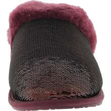 UGG Womens Faux Fur Lined Manmade Slide Slippers - Black - View 5