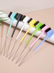 1/6支尖尾边缘控制梳双面发梳,适用于美发沙龙专业造型工具,染发刷,边缘控制梳,1支发梳/发刷,发梳,梳子,美发工具,美发产品及配件,适用于理发店、美容院、返校季、旅行度假必备,女士适用,刷子,木梳,发刷,美发设备,发型,美发,发刷,发刷套装,梳子,卷发梳,解结梳,女士发刷,理发师配件,理发店,美发设备 - 彩色 - 查看 4