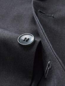 SOLOCOTE 2 件套绅士西装，适合青少年男孩、婚礼派对和商务正装，儿童 - 深灰色 - 查看 9