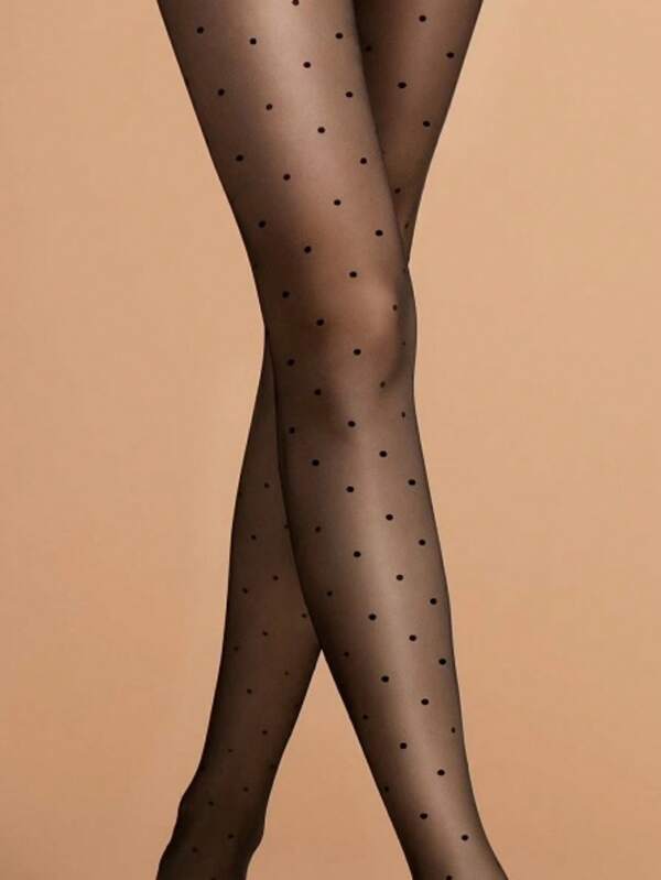Goota Max 1 Pair Women Gothic Heart Design Pantyhose Tights, Suitable For Dancing, Nightclub, Halloween, Christmas, Valentine's Day And Everyday Wear, Easter Gifts