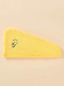 1 Pezzo Asciugamano per capelli in microfibra ad asciugatura rapida - in morbido pile corallo, cuffia da doccia assorbente, turbante per l'asciugatura dei capelli ultra assorbente, ricamato, senza formaldeide, accessori da bagno