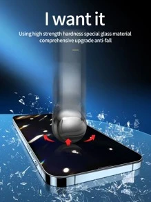 2 pièces Film de protection d'écran de téléphone anti-espionnage en verre trempé compatible avec Apple 6/6s,7/8/Plus,X/Xs/XS Max,11/11pro/11 Pro Max,12mini/12/12 Pro/12 Pro Max,13/13mini/13 Pro/13 Pro Max,14/14 Plus/14 Pro/14 Pro Max,15/15Plus/15Pro/15Promax Cadeau pour l'anniversaire, la famille, les amis Verre trempé, protecteur d'écran de téléphone, accessoires de téléphone