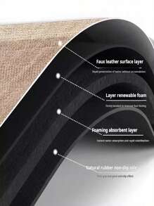 A Light Luxury High-End Bathroom Mat Bathroom Shower Room For Elderly And Children Taking Showers, Anti-Fall And Anti-Slip Foot Pads For Kitchen Water And Oil Absorption Carpet