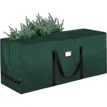 7.5 Ft Extra Large Christmas Tree Storage Bag With Reinforced Handles And Dual Zippers For Wide Opening (Green),Boho Vibes