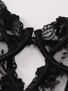 Lencería sexy para damas, telas bordadas, pijamas, pantalones de muñeca, lencería de peluche, una pieza