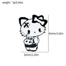 Sanrio 1pc/5pcs Anime Kawaii Enamel Pin Badge For Men, Backpack Accessories Merchandise Gifts Dress Accessories Pin For Clothes Bag Charm Backpack For School
