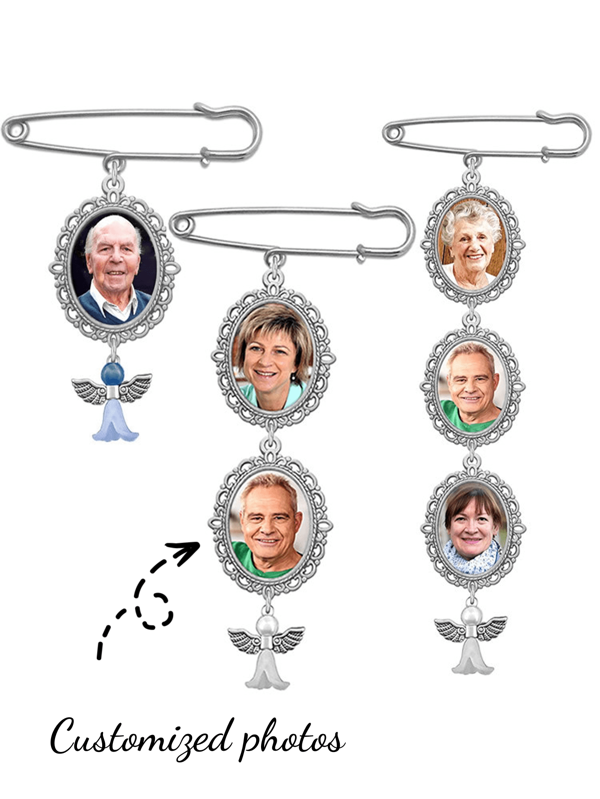 1 telaio portafoto personalizzato con gemme, spilla per profumo da sposa, spilla da famiglia, adatto come regalo di matrimonio, durevole, colorato, carino, adorabile, divertente, kawaii, di stile Y2K, stiloso, unisex, casual, personalizzato, unico, regalo ideale per lui, regalo ideale per lei, lei, fidanzato, fidanzata, famiglia, amici