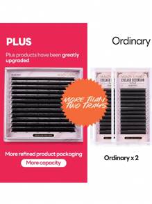 ARISON 12 Rows D Curl 3D MIX 8-13mm False Eyelashes Matte Black Professional Eyelashes Extension Supplies Makeup Tools