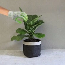 1 Pair Women's Ditsy Floral Fashion Gardening Gloves, Oil Resistant Latex Protective Gloves For Yard Work & Crafts