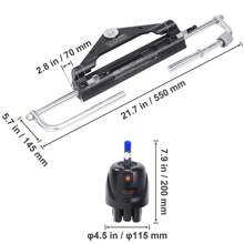Hydraulic Outboard Steering Kit 90H P 150H P 300H P With Helm Pump Two-Way Lock Cylinder 24ft Or 26ft Hydraulic Hose For Single Engine Boats Precise Marine Steering Control - 150 H P 24 Ft - View 9