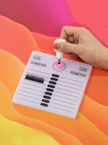 1pc Lash Extension Tray, Glue Pad, Acrylic Lash Extension Board, Pad, Lash Extension Auxiliary Tools