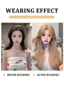 XIXISNOW Long Curly Fblonde Wigs 26 Inch For Women Cosplay Party Daily Wear Synthetic Heat Resistant Wigs