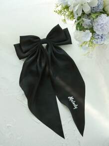 1 pièce Nœud de cheveux personnalisé avec votre nom Nœud de cheveux en monogramme doré personnalisé avec nom Nœud de cheveux en velours pour fille Accessoires pour cheveux femme Nœud de cheveux de mariée personnalisé Nœud de cheveux monogramme Cadeau pour elle Cadeau de mariage