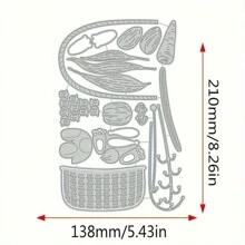 3 Styles Metal Cutting Dies For Scrapbooking Decoration, Handmade Stencils, DIY Card Making Mould Model Crafts, New Style