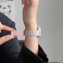 1pc Unisex Silicone Magnetic Watch Band Compatible With Watch 42mm 38mm 40mm 41mm 44mm 45mm 46mm 49mm, Fashionable Smartwatch Replacement Band Suitable For Series Ultra2 Ultra SE2 SE 10 9 8 7 6 5 4 3 2 1, Great Gift For Back-To-School Students