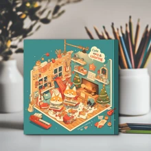 1 PC Cartoon Animal Coloring Book – 25 Detailed, Stress-Relieving Animal Designs On Thick Premium Paper – Perfect For Relaxation, Focus, Anxiety Relief, And Mindfulness – Great Gift For New Year, Birthdays, Holidays, Easter, Thanksgiving, Back-To-School, And Office Or School Supplies